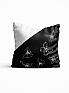 Декоративная подушка «9009881» серый/черный, белый | фото