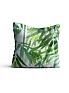 Декоративная подушка «9610221» зеленый, персиковый | фото